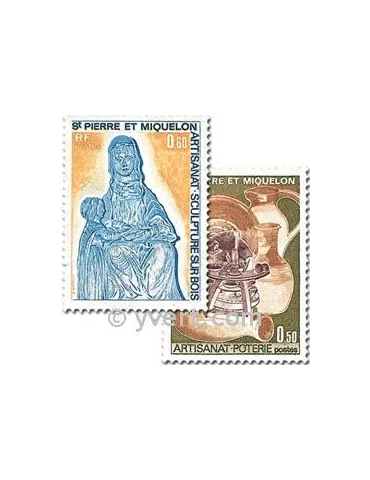 n° 443/444 - Timbre Saint-Pierre et Miquelon Poste