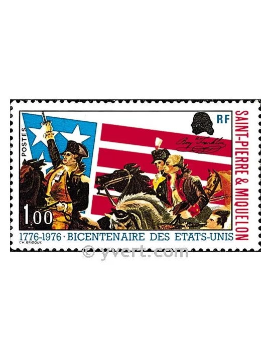 n° 449 - Timbre Saint-Pierre et Miquelon Poste