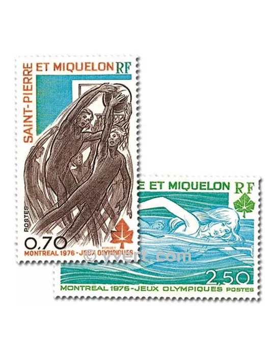 n° 450/451 - Timbre Saint-Pierre et Miquelon Poste