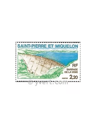n° 452 - Timbre Saint-Pierre et Miquelon Poste
