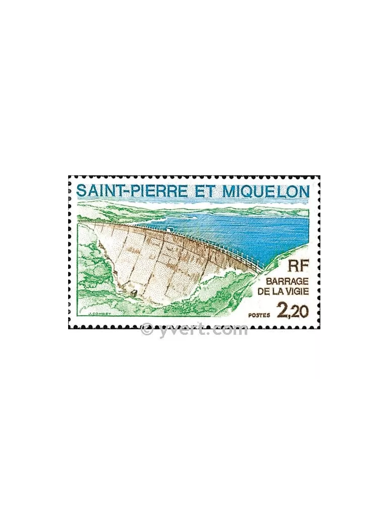 n° 452 - Timbre Saint-Pierre et Miquelon Poste