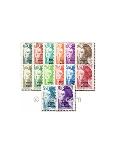 n° 455/469 - Timbre Saint-Pierre et Miquelon Poste