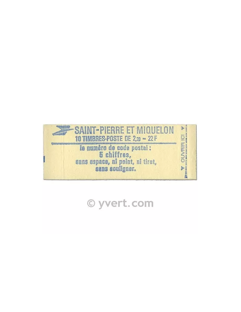 n° C464a - Timbre Saint-Pierre et Miquelon Poste