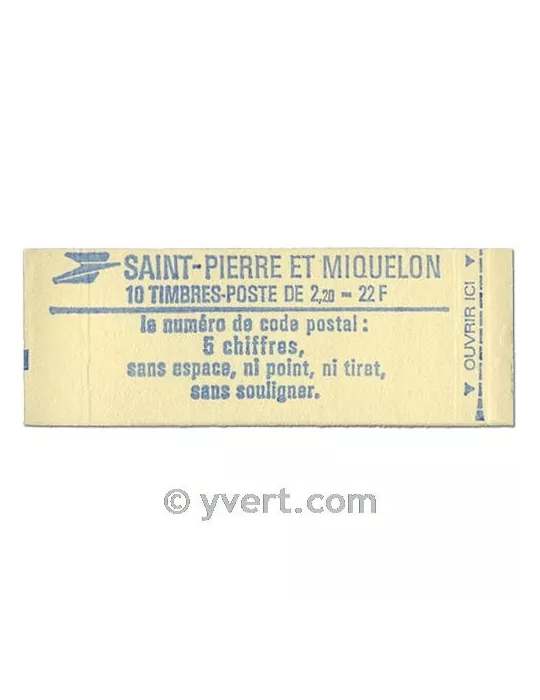 n° C464a - Timbre Saint-Pierre et Miquelon Poste