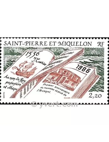 n° 470 - Timbre Saint-Pierre et Miquelon Poste 2