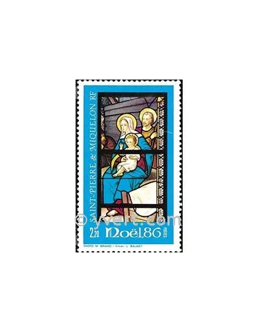 n° 474 - Timbre Saint-Pierre et Miquelon Poste