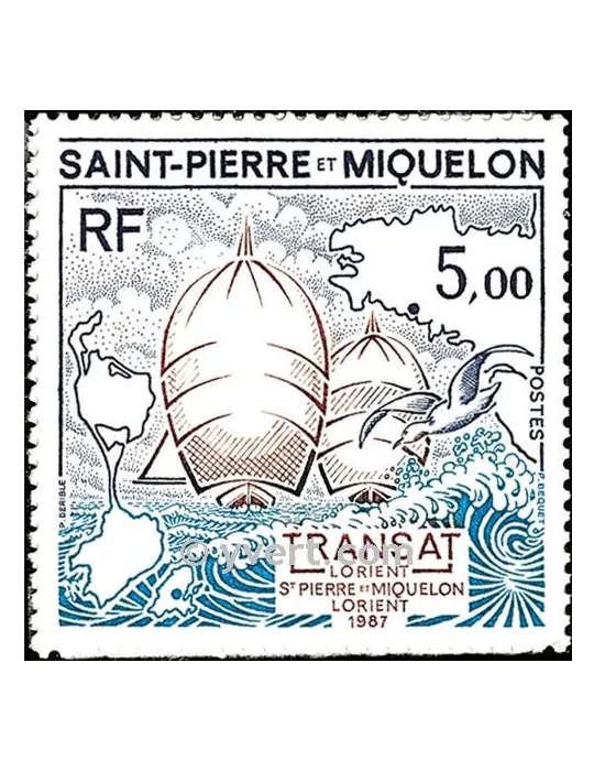 n° 477 - Timbre Saint-Pierre et Miquelon Poste