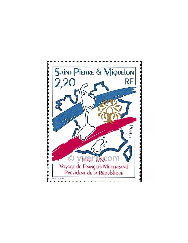 n° 478 - Timbre Saint-Pierre et Miquelon Poste