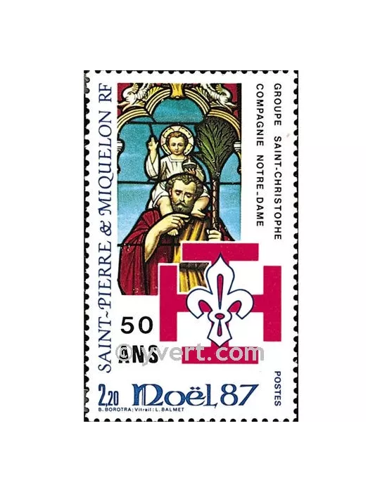 n° 483 - Timbre Saint-Pierre et Miquelon Poste