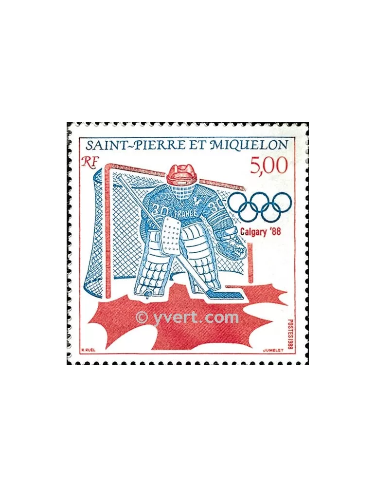 n° 487 - Timbre Saint-Pierre et Miquelon Poste