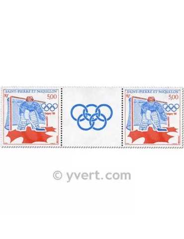 n° 487A - Timbre Saint-Pierre et Miquelon Poste 2