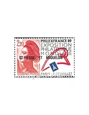 n° 489 - Timbre Saint-Pierre et Miquelon Poste