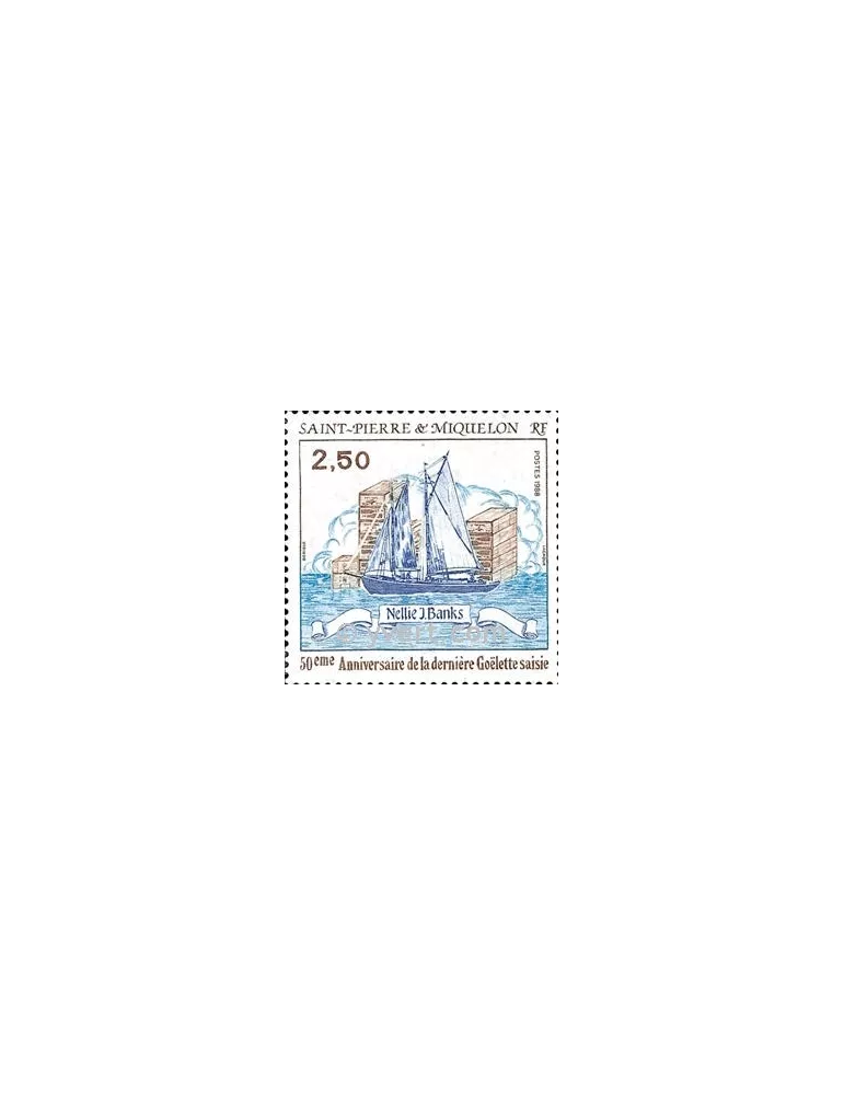 n° 492 - Timbre Saint-Pierre et Miquelon Poste