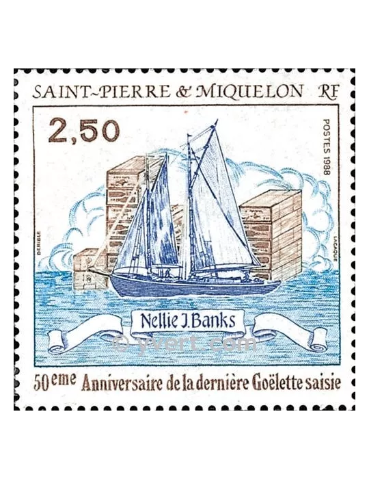 n° 492 - Timbre Saint-Pierre et Miquelon Poste