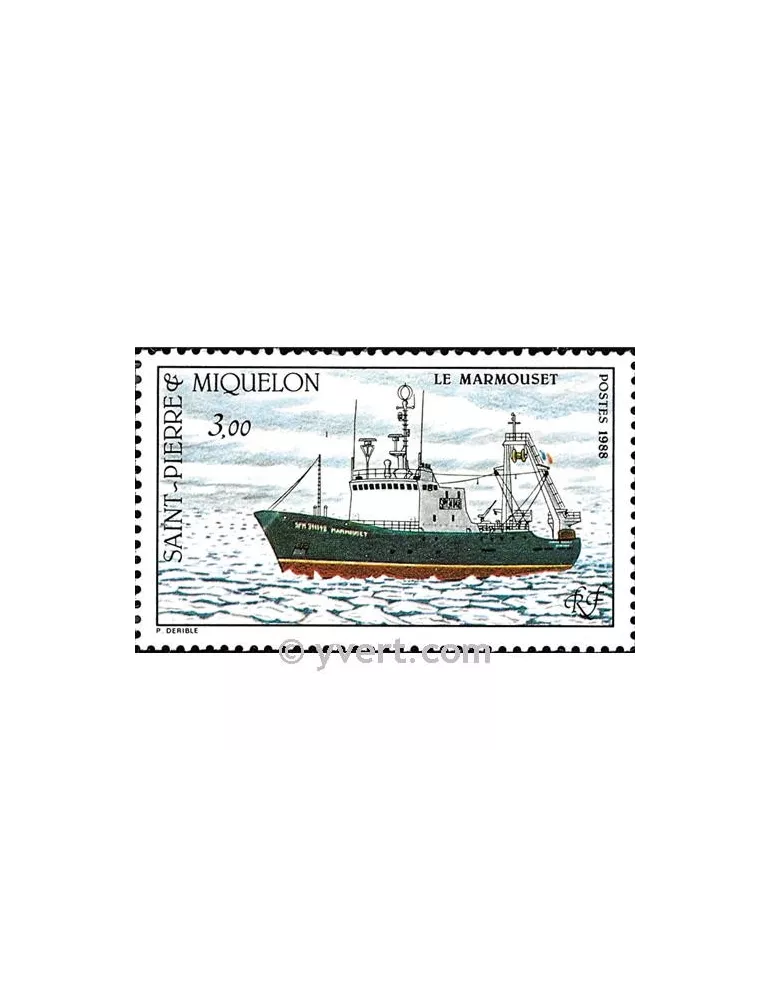 n° 493 - Timbre Saint-Pierre et Miquelon Poste