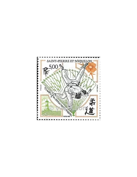 n° 498 - Timbre Saint-Pierre et Miquelon Poste