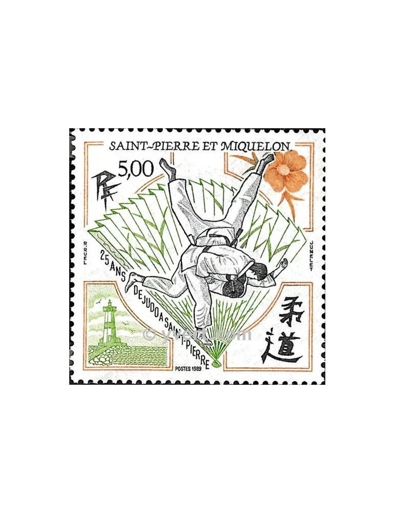 n° 498 - Timbre Saint-Pierre et Miquelon Poste