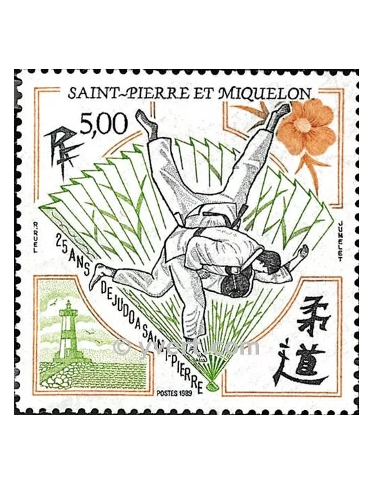 n° 498 - Timbre Saint-Pierre et Miquelon Poste