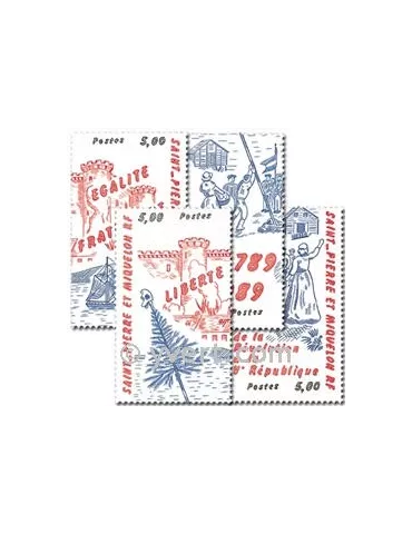 n° 504/507 (BF 3) - Timbre Saint-Pierre et Miquelon Poste