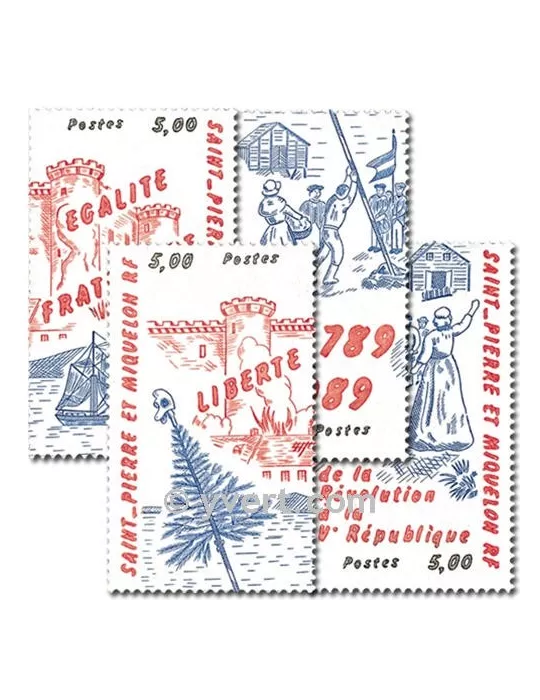 n° 504/507 (BF 3) - Timbre Saint-Pierre et Miquelon Poste