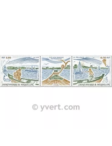 n° 509A - Timbre Saint-Pierre et Miquelon Poste 2