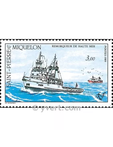 n° 510 - Timbre Saint-Pierre et Miquelon Poste 2