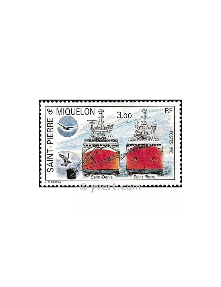 n° 528 - Timbre Saint-Pierre et Miquelon Poste