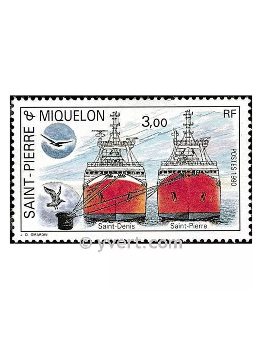 n° 528 - Timbre Saint-Pierre et Miquelon Poste