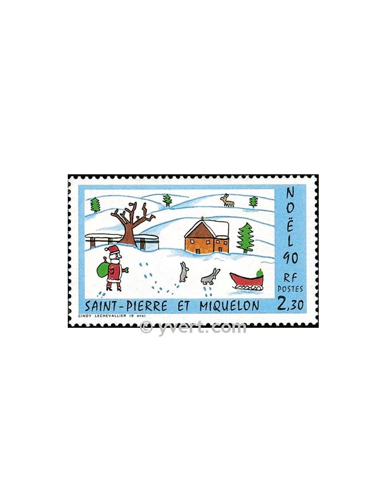 n° 533 - Timbre Saint-Pierre et Miquelon Poste