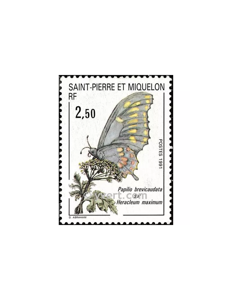 n° 534 - Timbre Saint-Pierre et Miquelon Poste