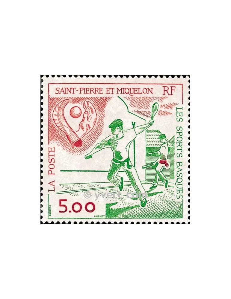 n° 547 - Timbre Saint-Pierre et Miquelon Poste