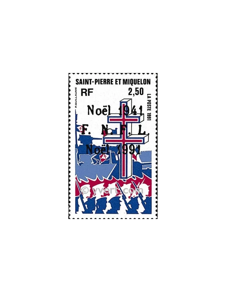 n° 554 - Timbre Saint-Pierre et Miquelon Poste