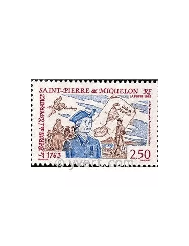 n° 570 - Timbre Saint-Pierre et Miquelon Poste