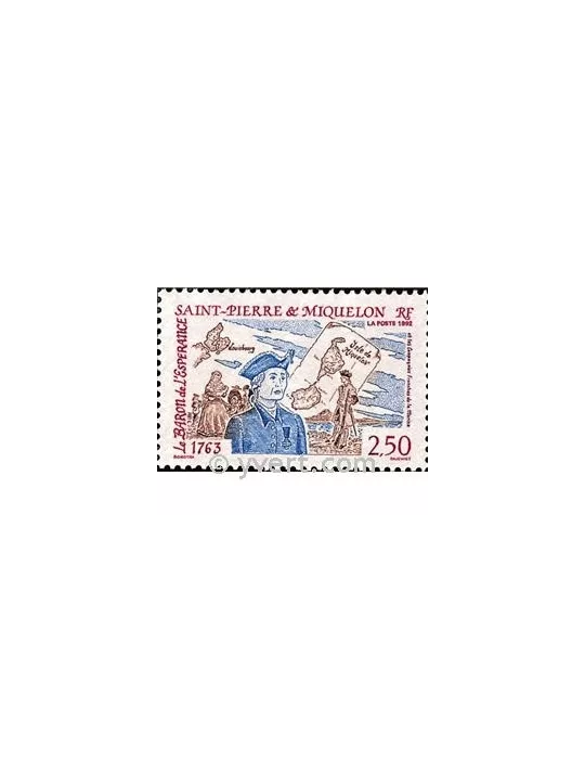 n° 570 - Timbre Saint-Pierre et Miquelon Poste