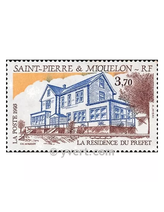 n° 584 - Timbre Saint-Pierre et Miquelon Poste