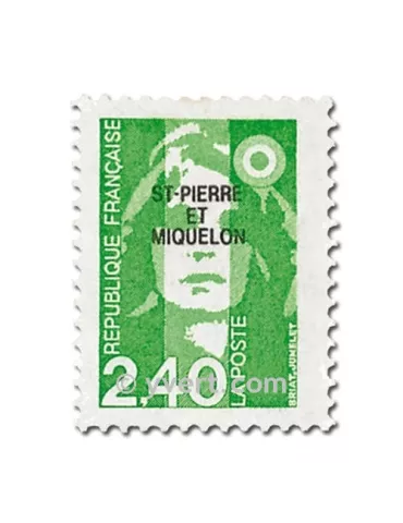 n° 587/589 - Timbre Saint-Pierre et Miquelon Poste 2