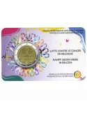 BU : 2 EURO COMMEMORATIVE 2024 COINCARD : BELGIQUE - LUTTE CONTRE LE CANCER (Version française))