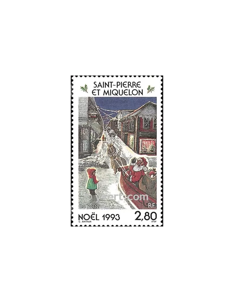 n° 591 - Timbre Saint-Pierre et Miquelon Poste