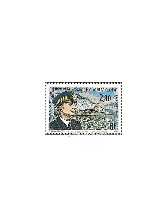 n° 592 - Timbre Saint-Pierre et Miquelon Poste