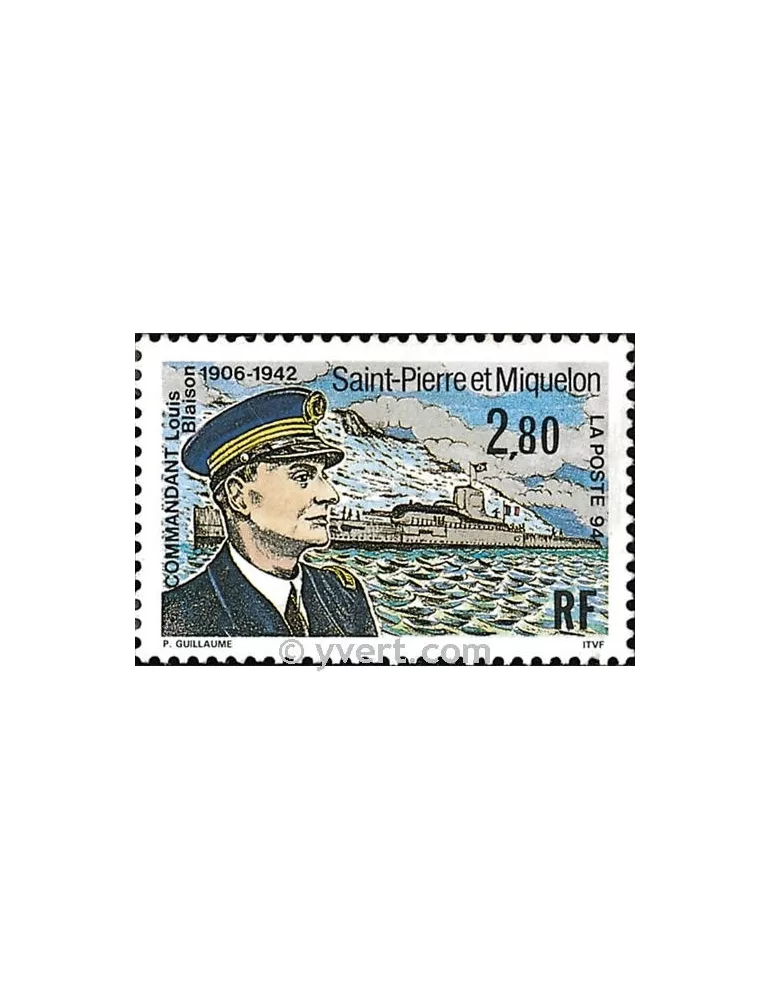 n° 592 - Timbre Saint-Pierre et Miquelon Poste