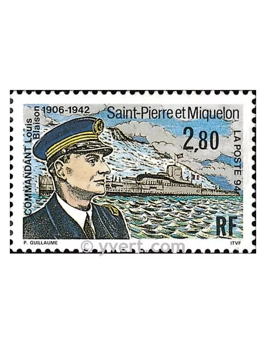 n° 592 - Timbre Saint-Pierre et Miquelon Poste