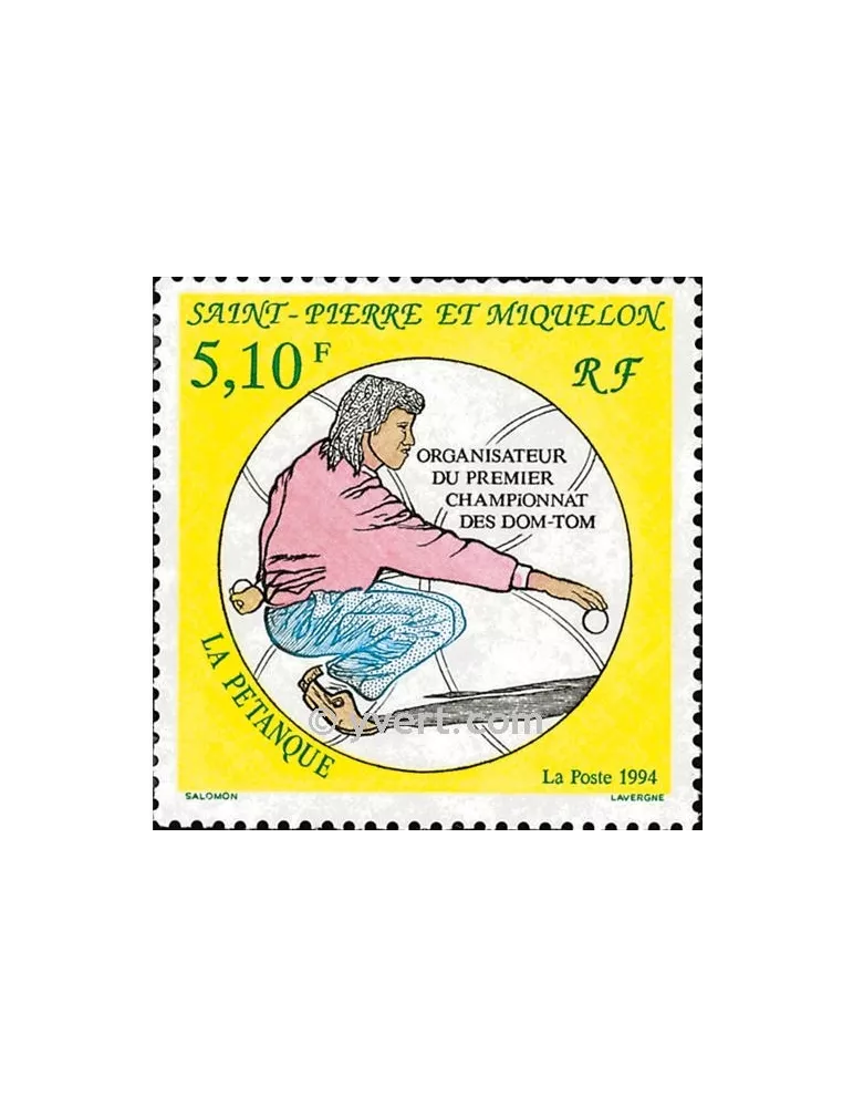 n° 593 - Timbre Saint-Pierre et Miquelon Poste