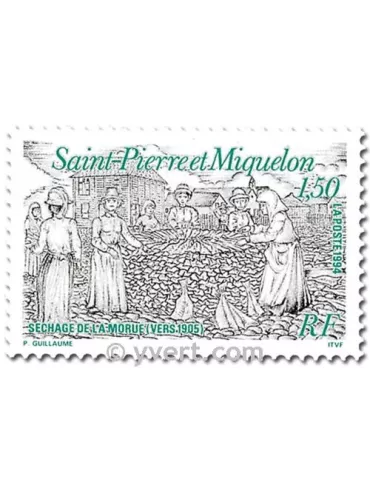 n° 595/596 - Timbre Saint-Pierre et Miquelon Poste 2