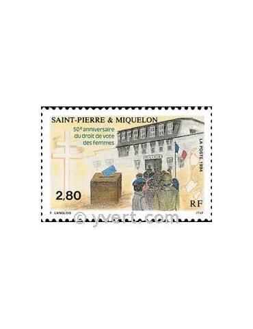 n° 597 - Timbre Saint-Pierre et Miquelon Poste