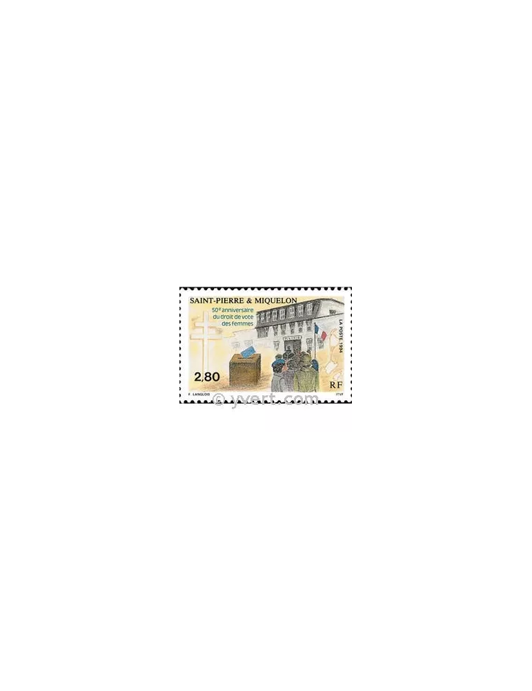 n° 597 - Timbre Saint-Pierre et Miquelon Poste