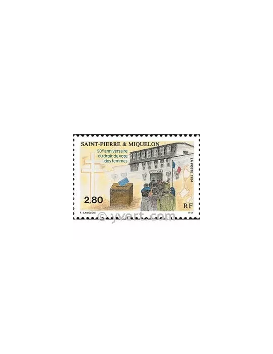 n° 597 - Timbre Saint-Pierre et Miquelon Poste