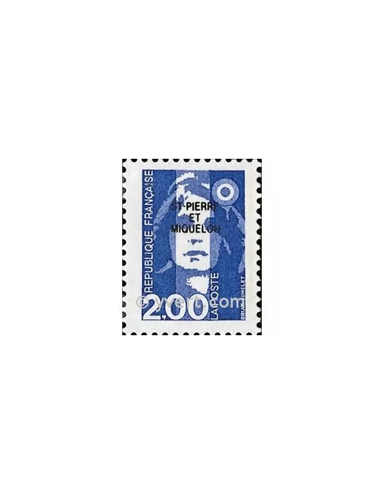 n° 605 - Timbre Saint-Pierre et Miquelon Poste