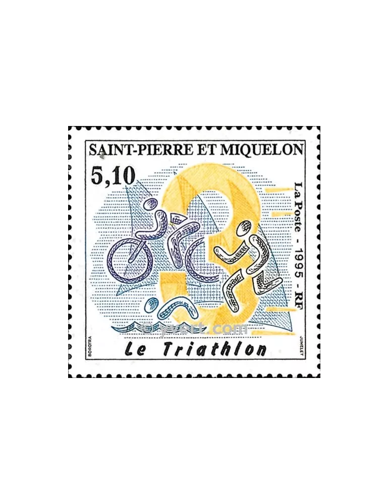 n° 610 - Timbre Saint-Pierre et Miquelon Poste