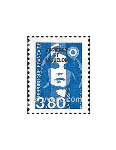 n° 627 - Timbre Saint-Pierre et Miquelon Poste