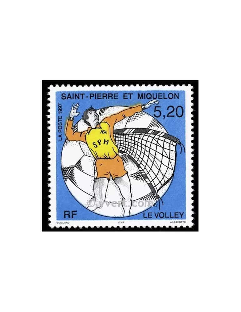 n° 643 - Timbre Saint-Pierre et Miquelon Poste